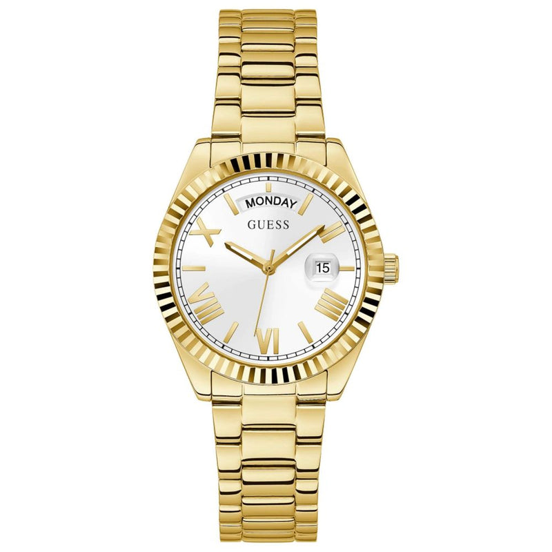 Guess Gold Stainless Steel Dress Watch - ClickThatClicks 