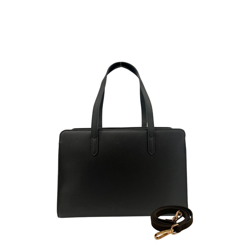 Twinset Black PU Women Shoulder Bag - ClickThatClicks 