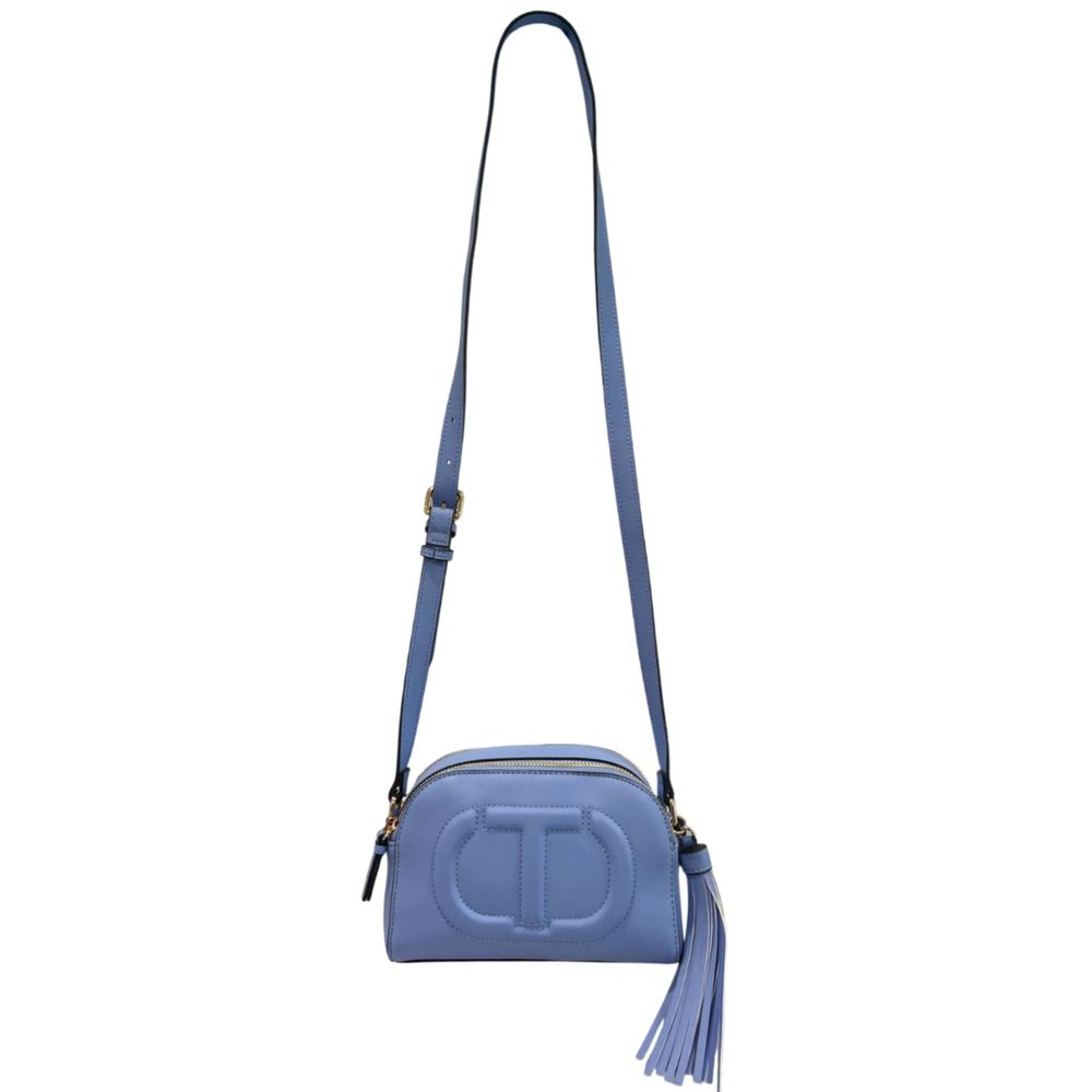 Twinset Blue PU Women Crossbody - ClickThatClicks 
