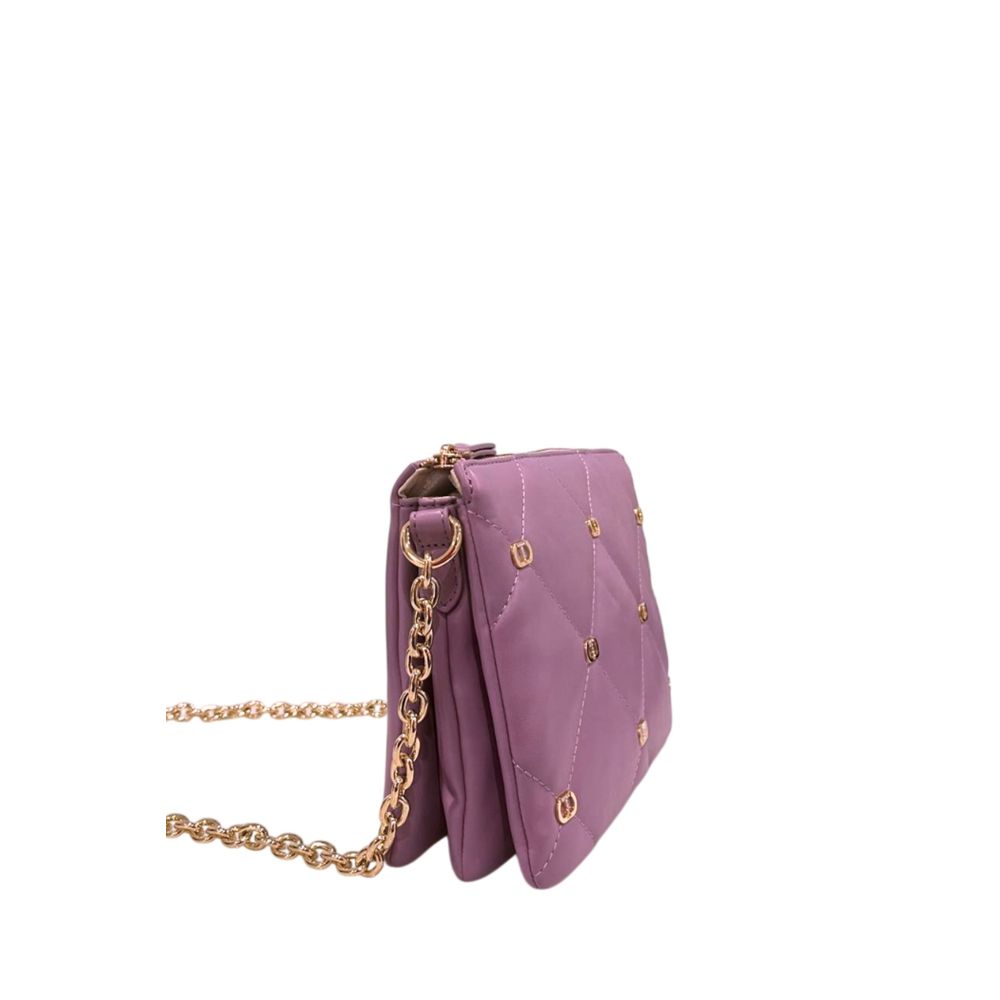 Twinset Purple Faux Leather Women Crossbody Bag - ClickThatClicks 