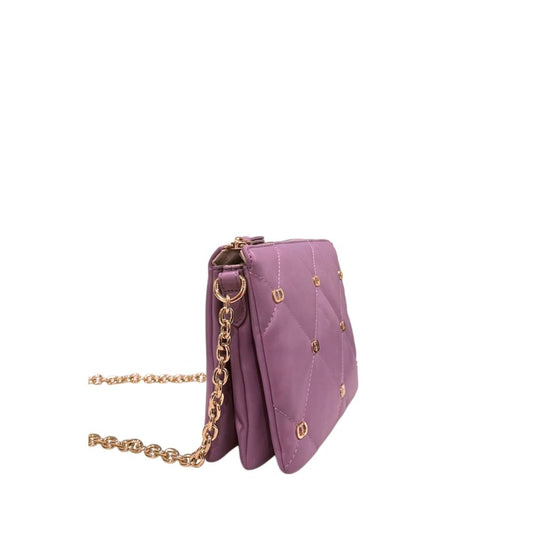 Twinset Purple Faux Leather Women Crossbody Bag - ClickThatClicks 
