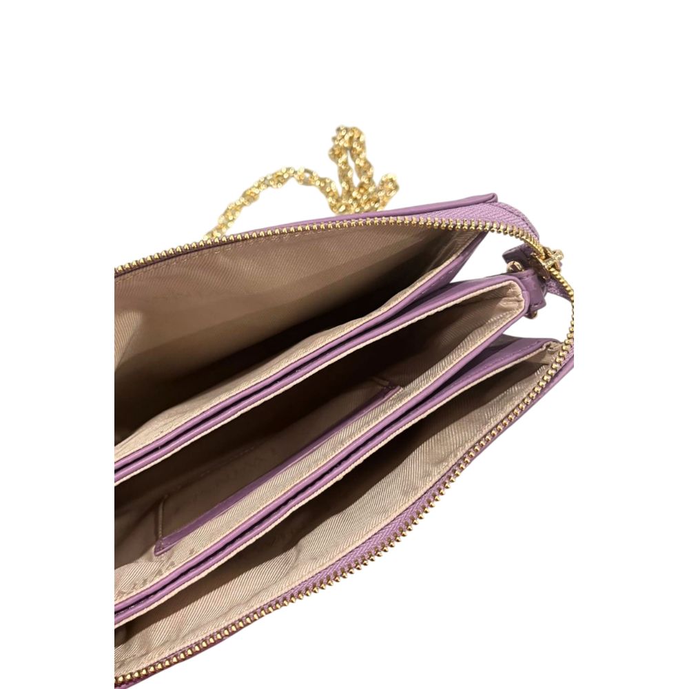 Twinset Purple Faux Leather Women Crossbody Bag - ClickThatClicks 