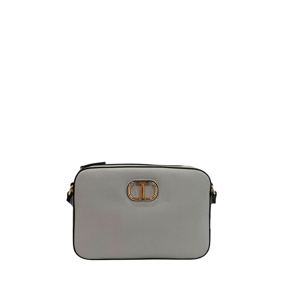 Twinset Blue PU Women Crossbody Bag - ClickThatClicks 
