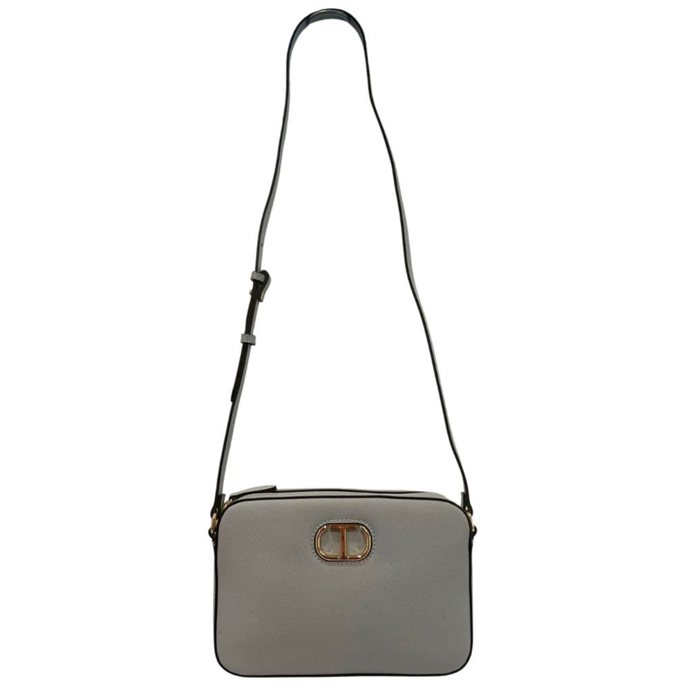 Twinset Blue PU Women Crossbody Bag - ClickThatClicks 