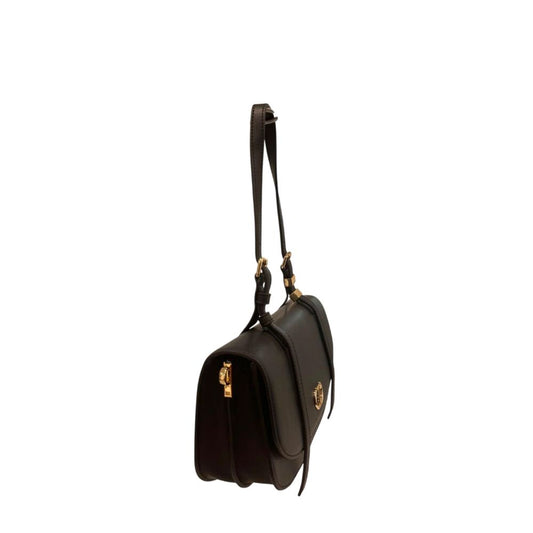 Twinset Black PU Women Shoulder Bag - ClickThatClicks 