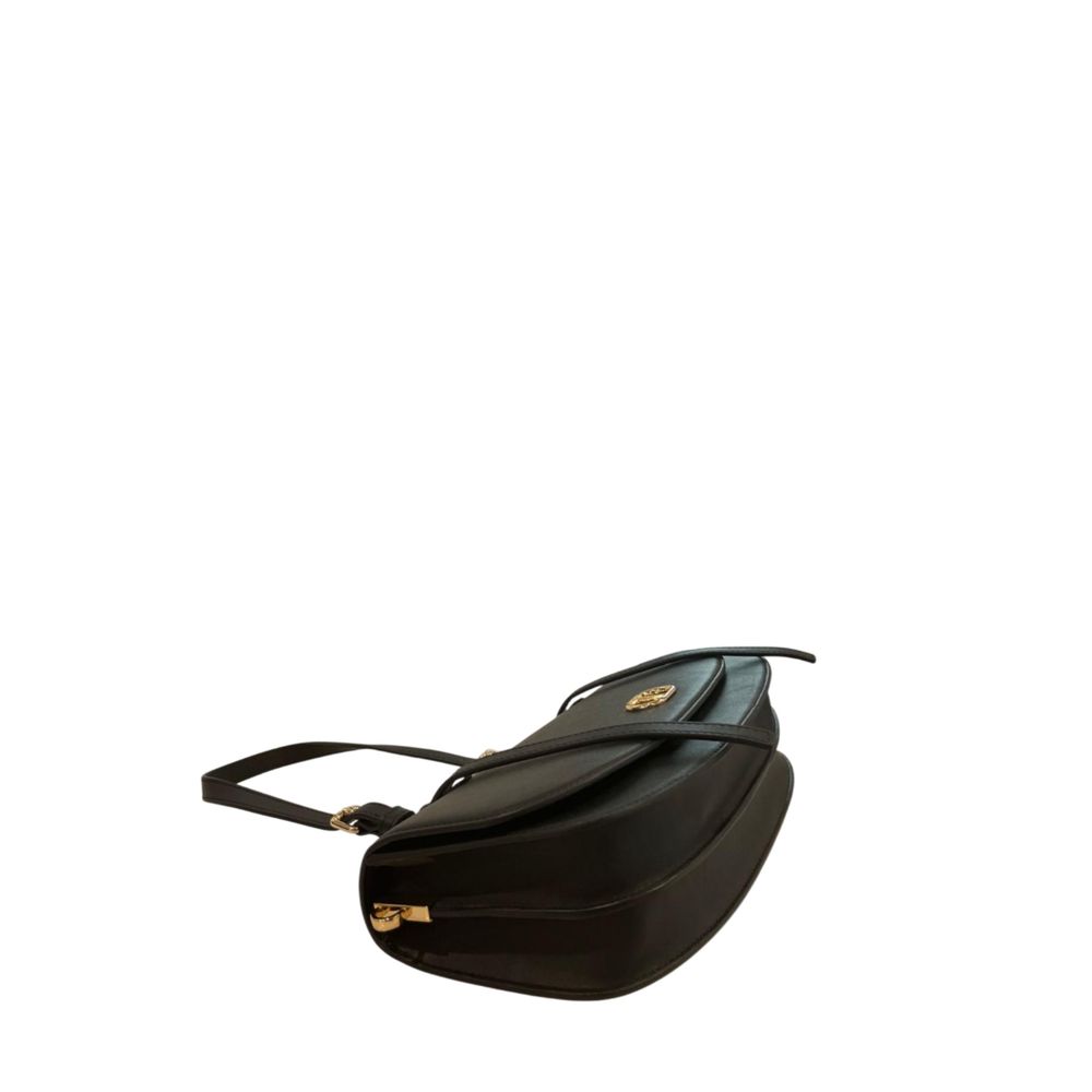 Twinset Black PU Women Shoulder Bag - ClickThatClicks 