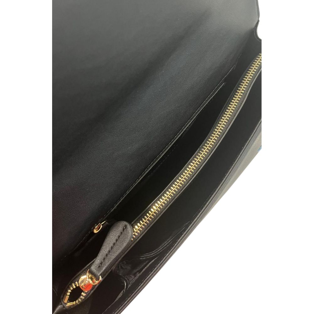 Twinset Black PU Women Shoulder Bag - ClickThatClicks 