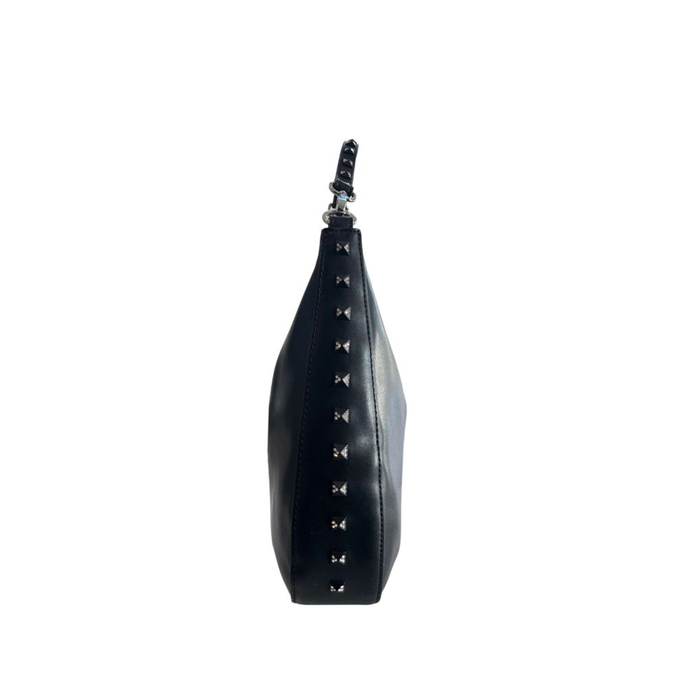 Twinset Black PU Women Shoulder Bag - ClickThatClicks 