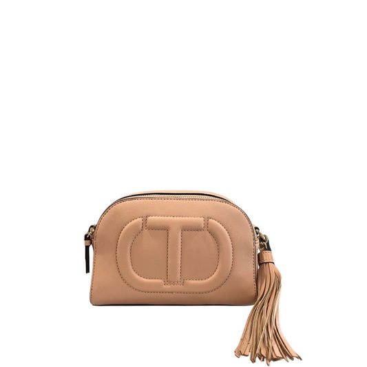 Twinset Pink Faux Leather Women Crossbody - ClickThatClicks 