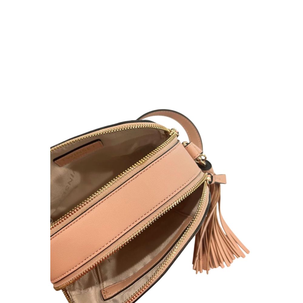 Twinset Pink Faux Leather Women Crossbody - ClickThatClicks 
