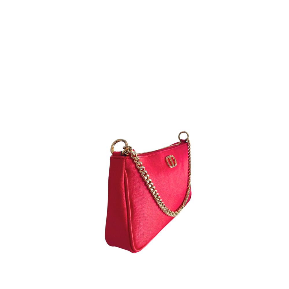 Twinset Red PU Women Crossbody Bag - ClickThatClicks 