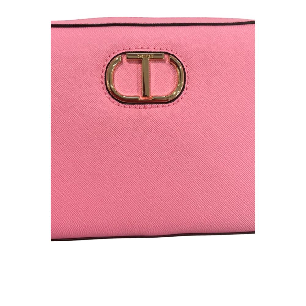 Twinset Pink PU Women Crossbody Bag - ClickThatClicks 