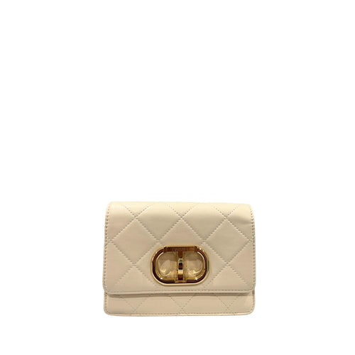 Twinset Beige PU Women Crossbody Bag - ClickThatClicks 