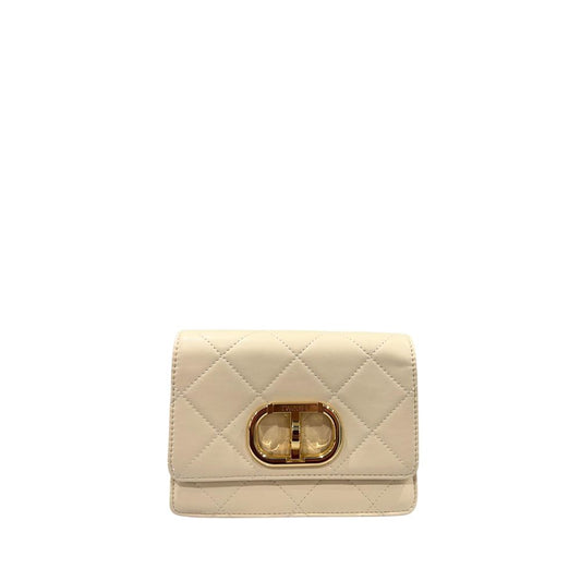 Twinset Beige PU Women Crossbody Bag - ClickThatClicks 