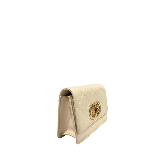 Twinset Beige PU Women Crossbody Bag - ClickThatClicks 