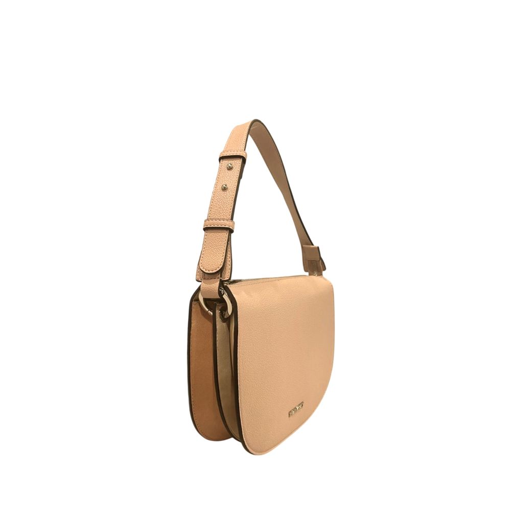 Twinset Pink PU Women Shoulder Bag - ClickThatClicks 