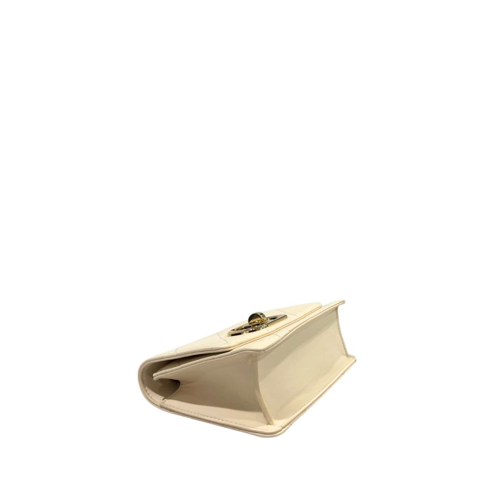 Twinset Beige PU Women Crossbody Bag - ClickThatClicks 