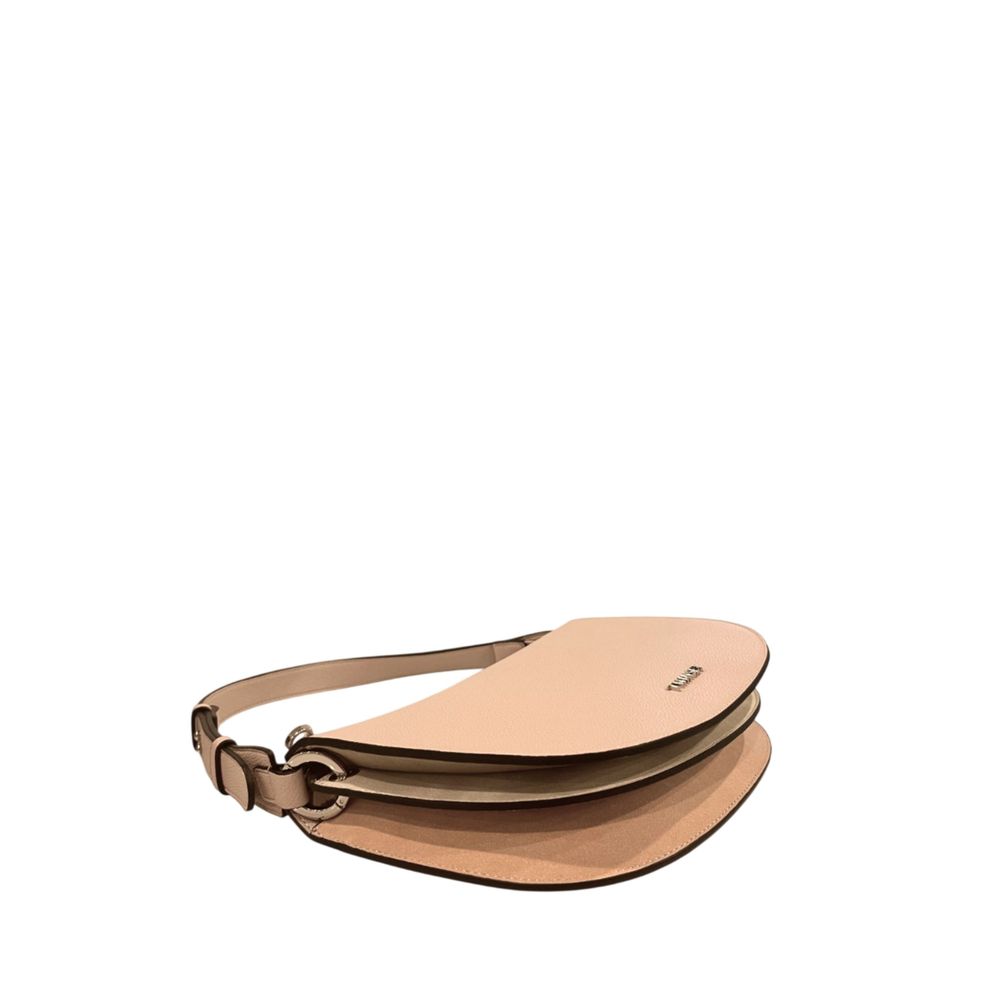 Twinset Pink PU Women Shoulder Bag - ClickThatClicks 
