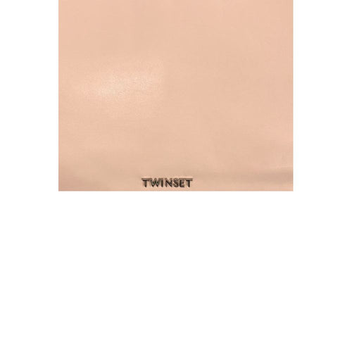 Twinset Pink PU Women Shoulder Bag - ClickThatClicks 