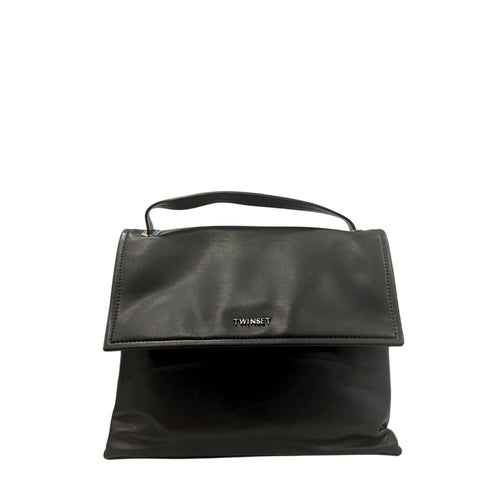 Twinset Black PU Women Handbag - ClickThatClicks 