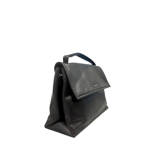 Twinset Black PU Women Handbag - ClickThatClicks 