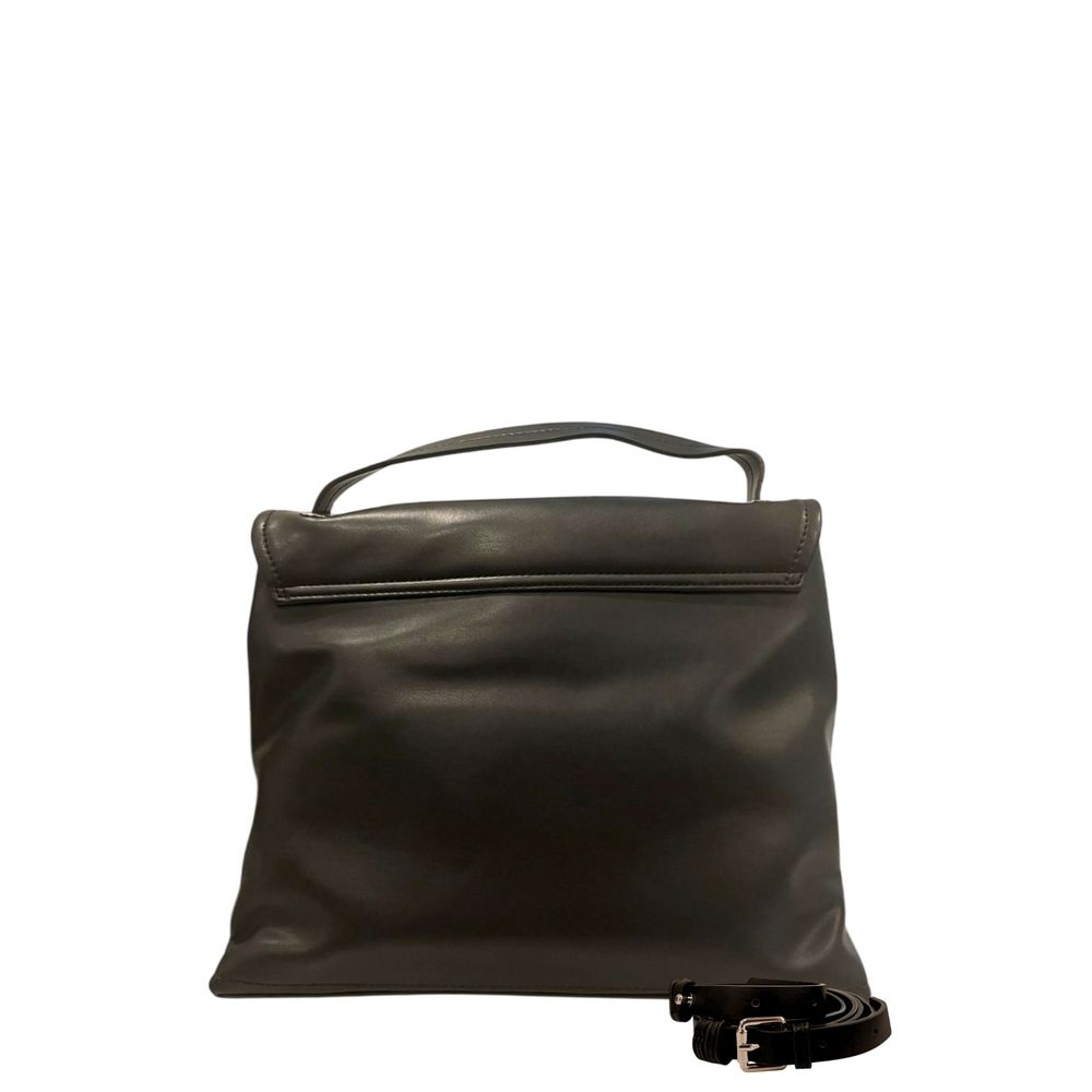 Twinset Black PU Women Handbag - ClickThatClicks 