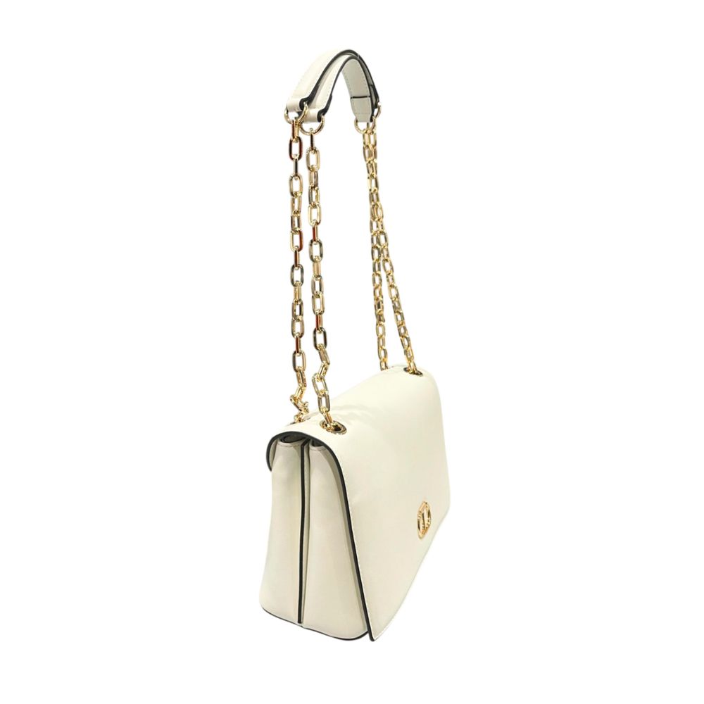 Twinset White PU Women Crossbody - ClickThatClicks 