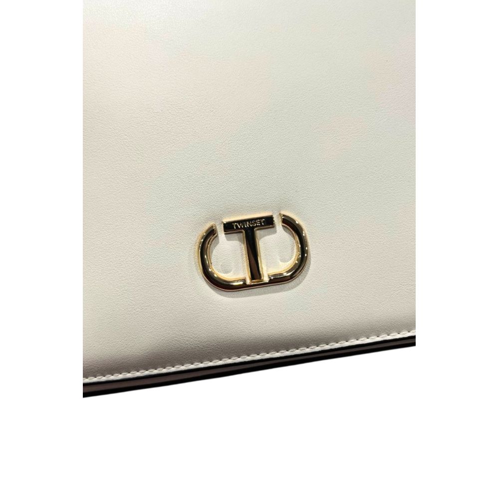 Twinset White PU Women Crossbody - ClickThatClicks 
