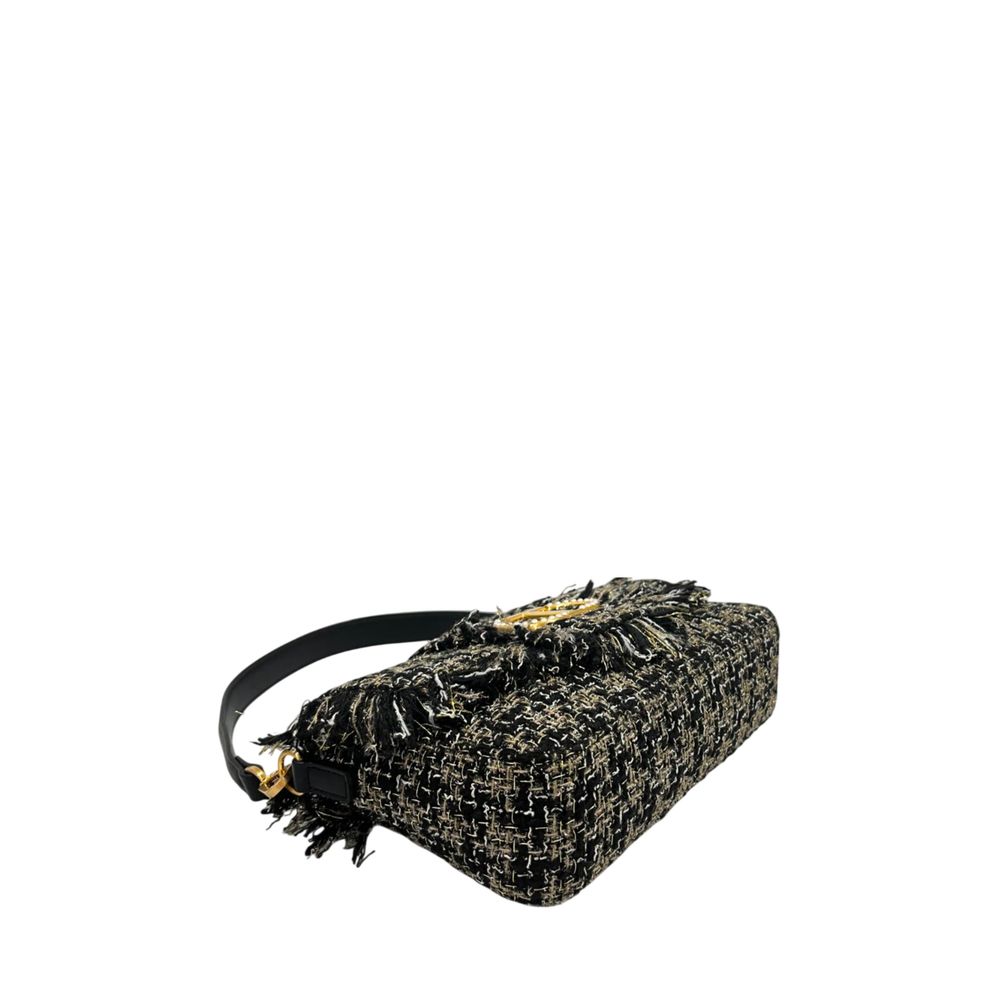 Twinset Black PU Women Shoulder Bag - ClickThatClicks 