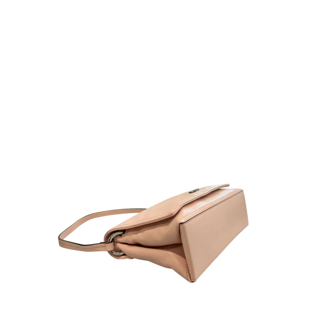 Twinset Pink Polyurethane Women Shoulder Bag - ClickThatClicks 