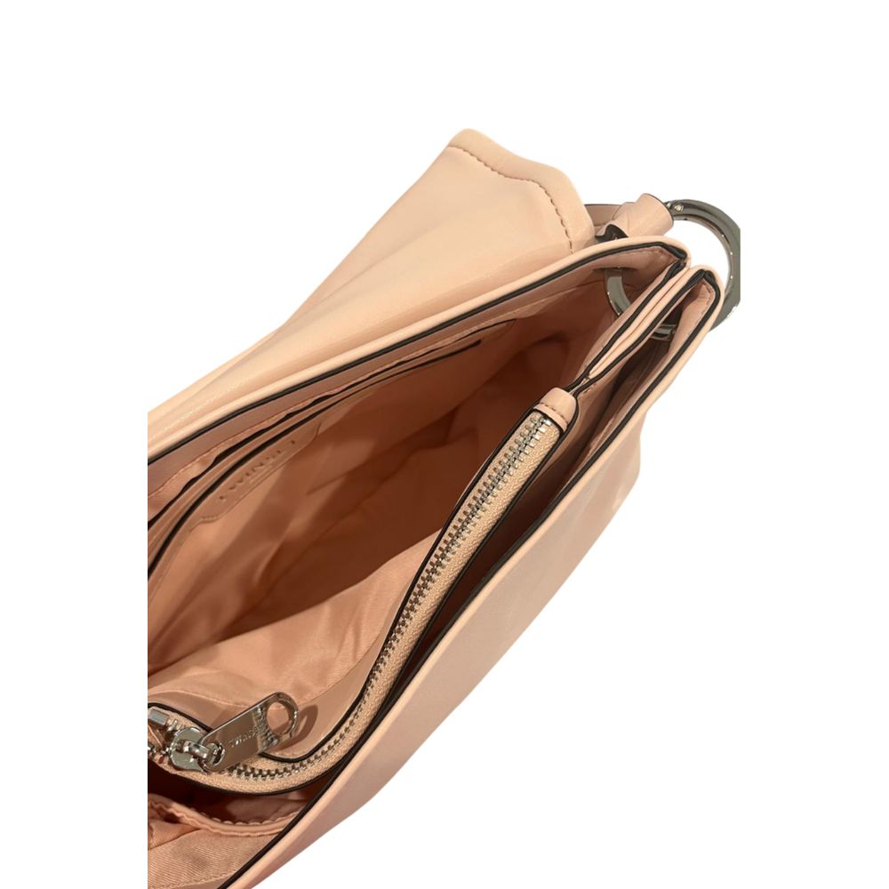Twinset Pink Polyurethane Women Shoulder Bag - ClickThatClicks 