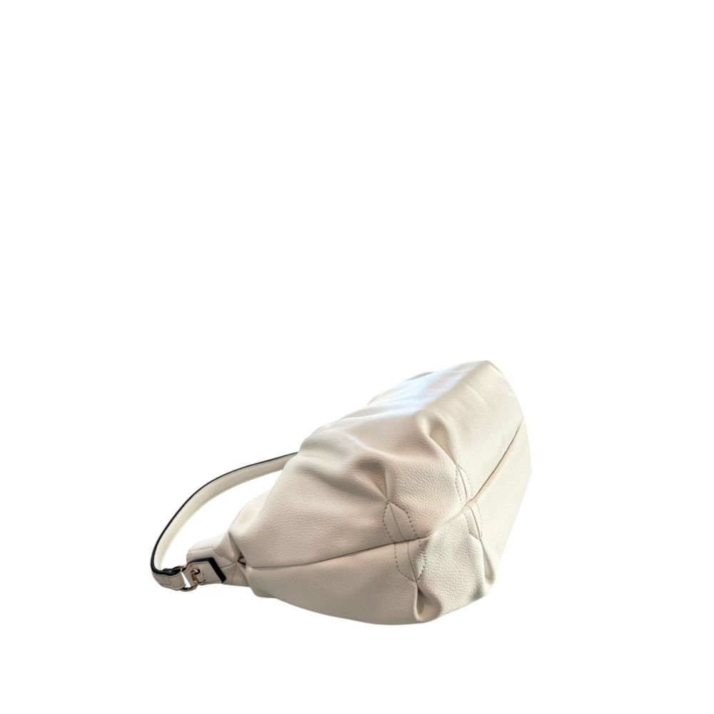 Twinset White PU Women Shoulder Bag - ClickThatClicks 