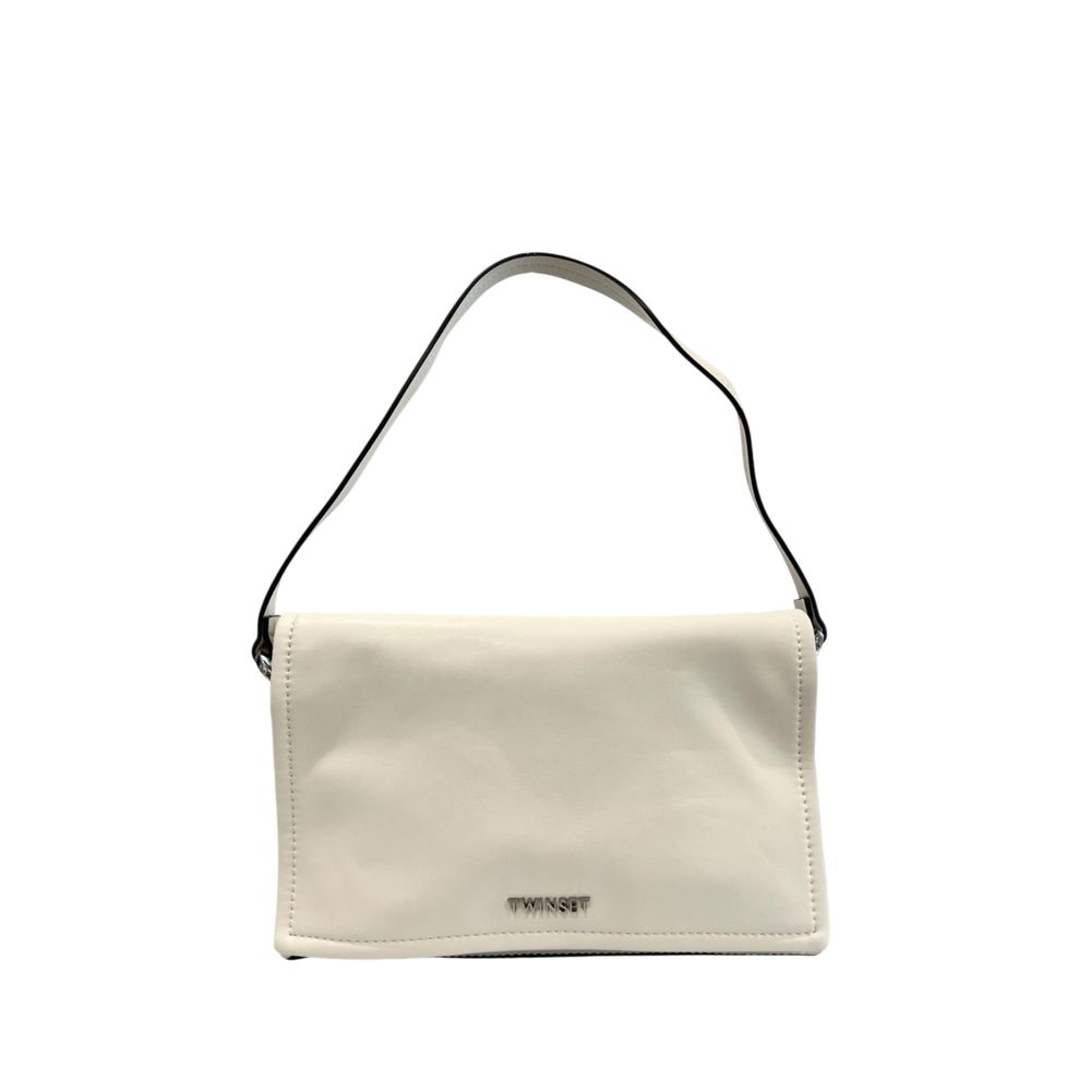 Twinset White Polyethylene Clutch Bag - ClickThatClicks 