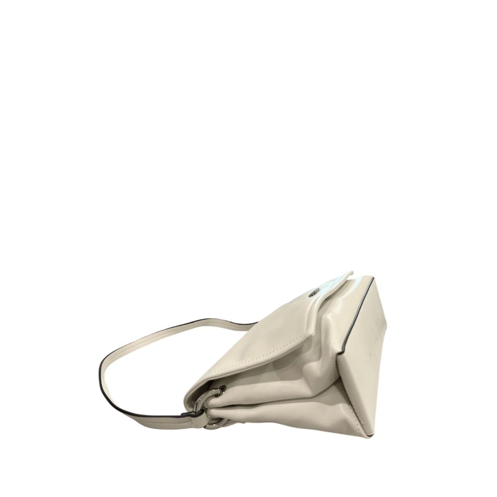 Twinset White Polyethylene Clutch Bag - ClickThatClicks 