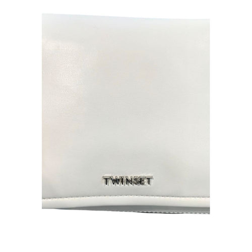 Twinset White Polyethylene Clutch Bag - ClickThatClicks 