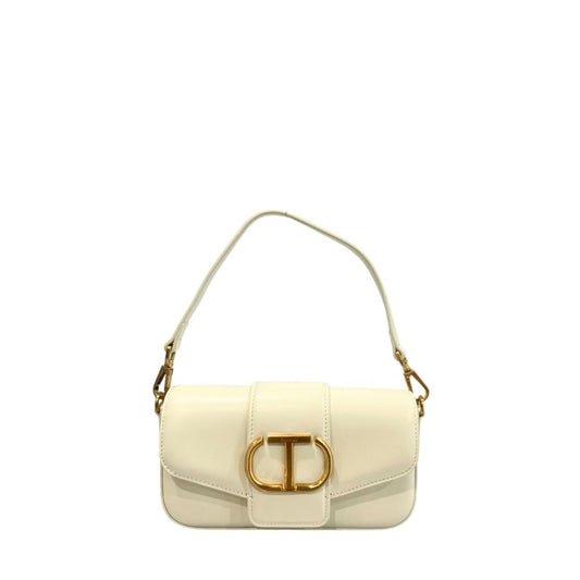 Twinset White Polyethylene Clutch Bag - ClickThatClicks 