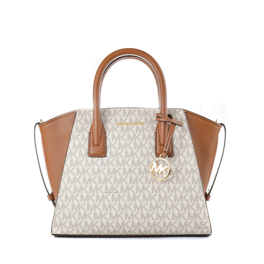 Michael Kors Beige Canvas Handbag - ClickThatClicks 