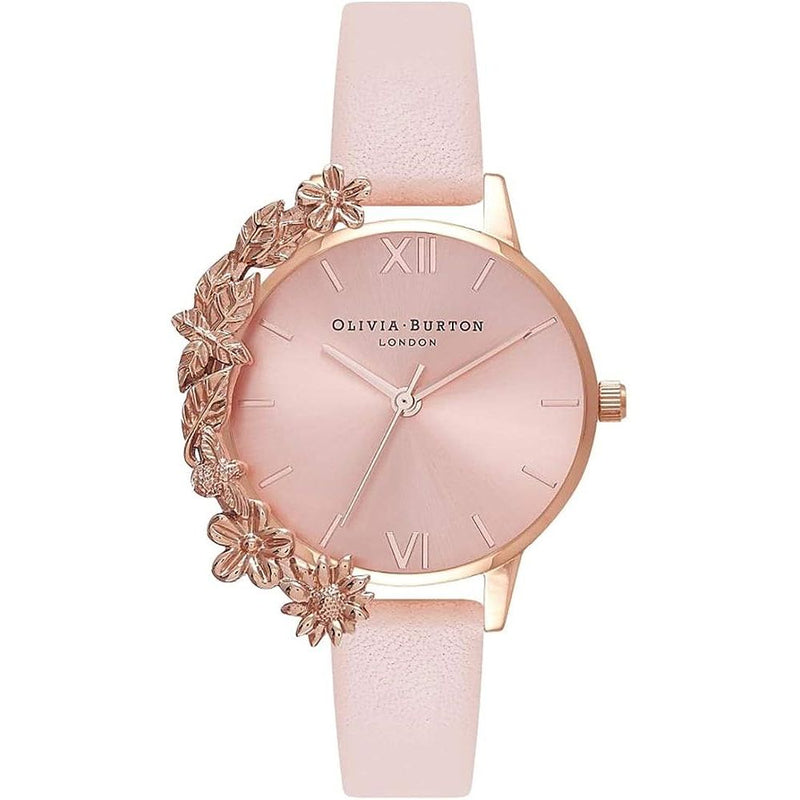 Olivia Burton Multicolor Artificial Leather Dress Watch - ClickThatClicks 