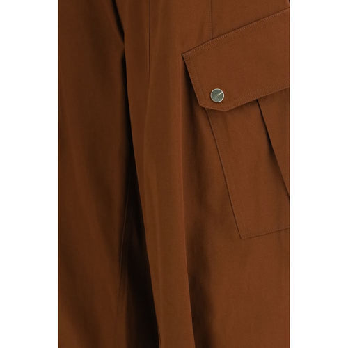 PINKO Brown Cotton Casual Pants - ClickThatClicks 