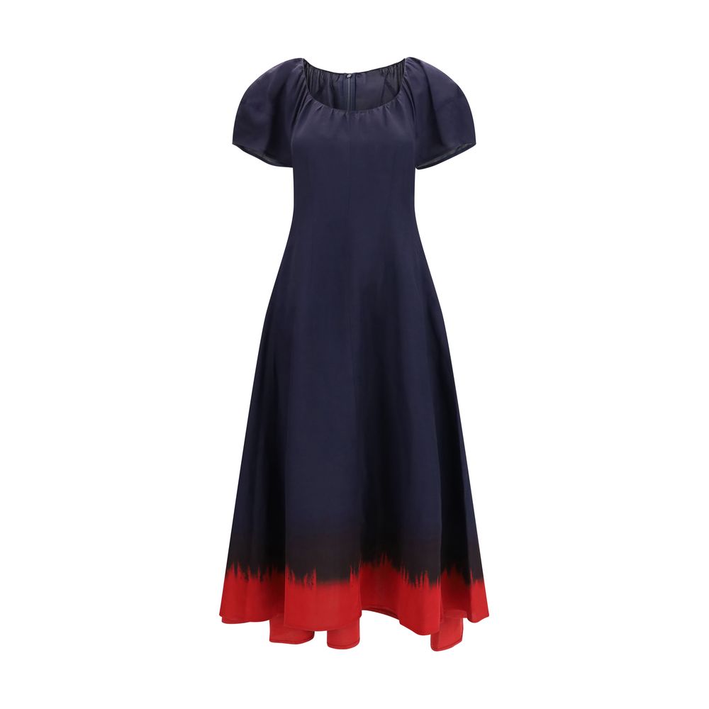 Tory Burch Blue Viscose Casual Dress - ClickThatClicks 