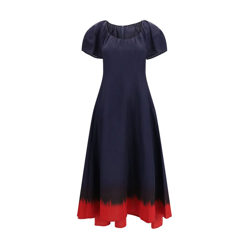 Tory Burch Blue Viscose Casual Dress - ClickThatClicks 