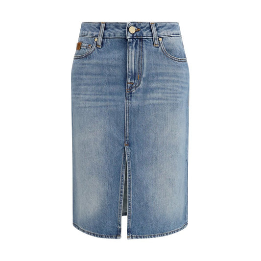Jacob Cohen Blue Denim Skirt - ClickThatClicks 