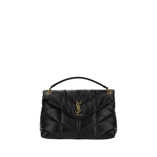 Saint Laurent Black Lamb Leather Shoulder Bag - ClickThatClicks 