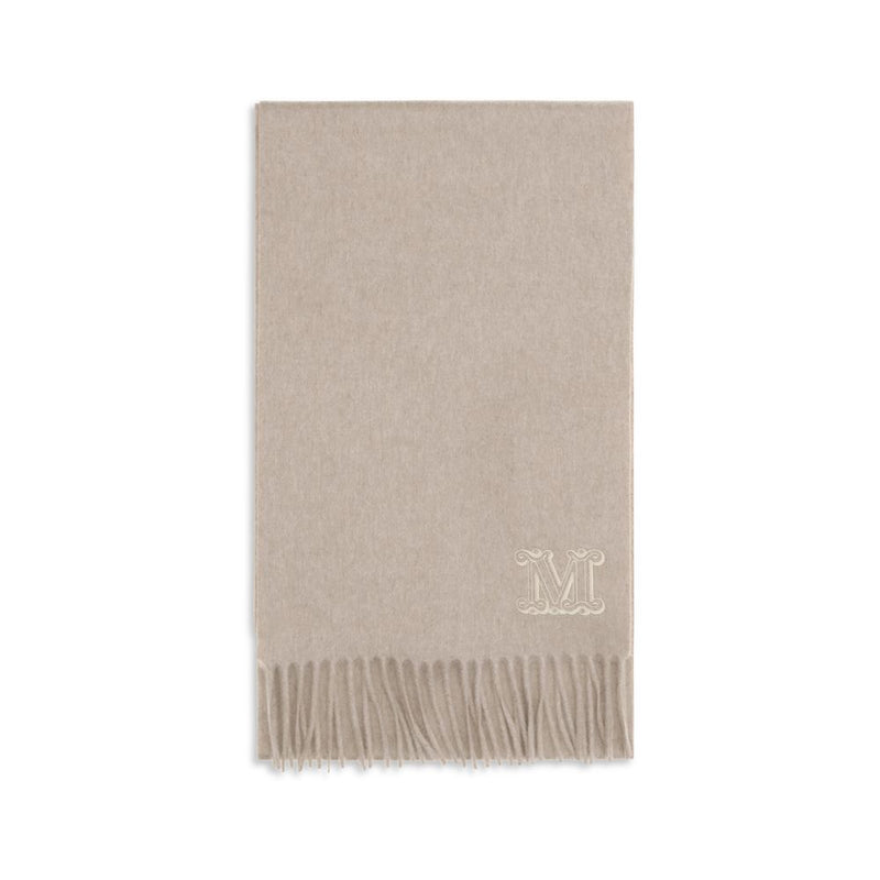 Max Mara Beige Cashmere Scarf - ClickThatClicks 