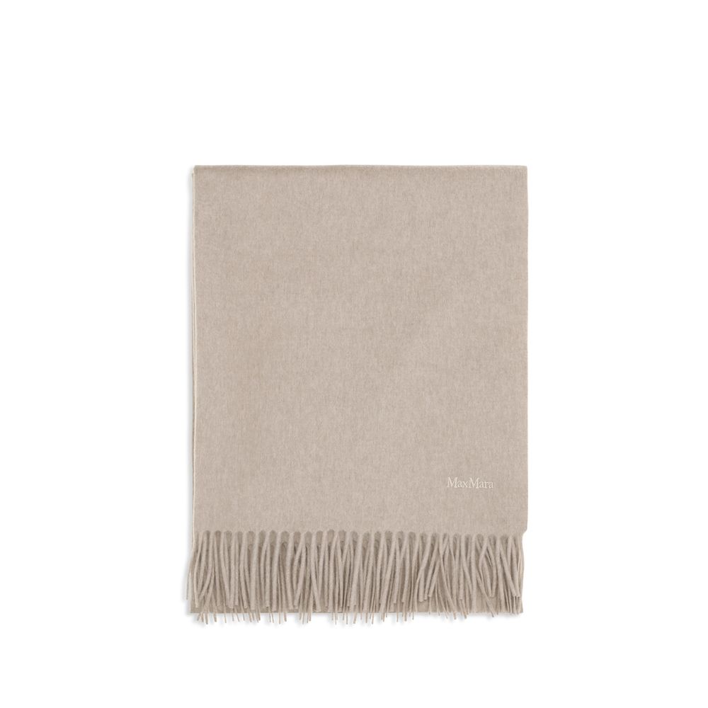 Max Mara Beige Cashmere Scarf - ClickThatClicks 