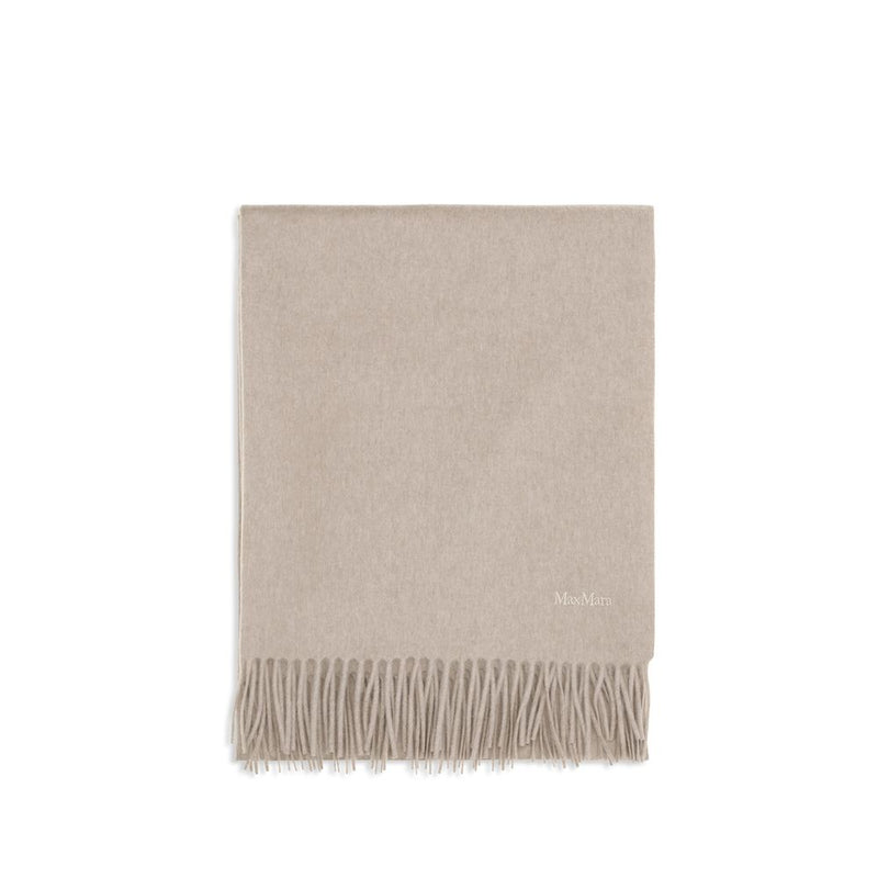Max Mara Beige Cashmere Scarf - ClickThatClicks 