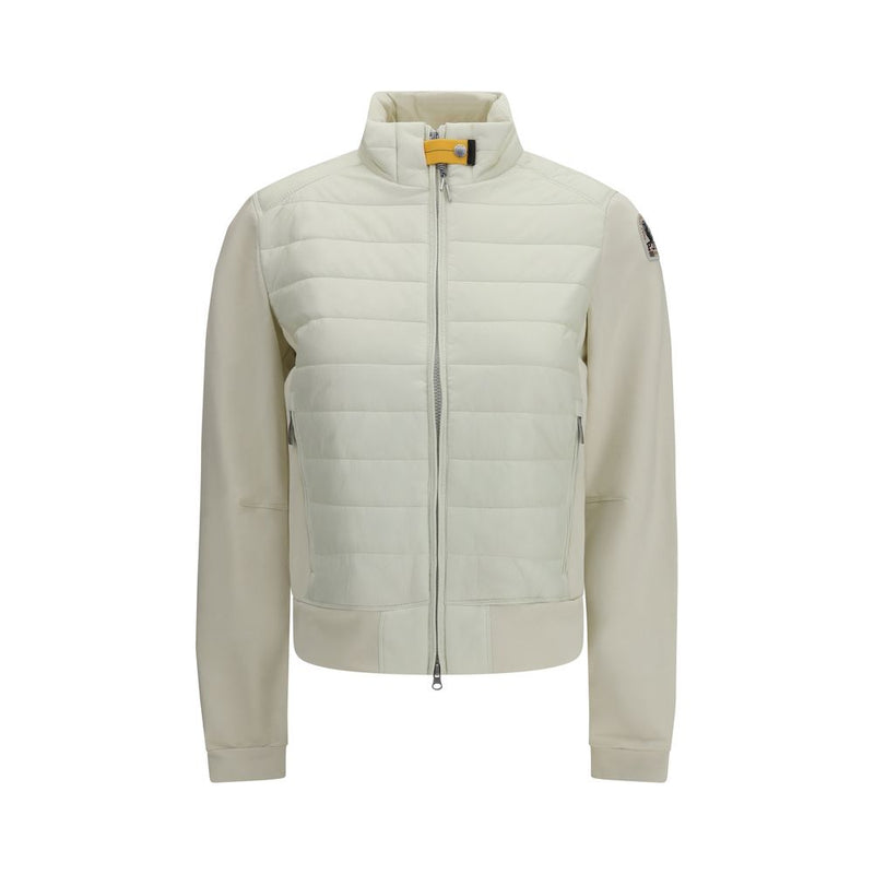 Parajumpers White Polyamide Bomber - ClickThatClicks 