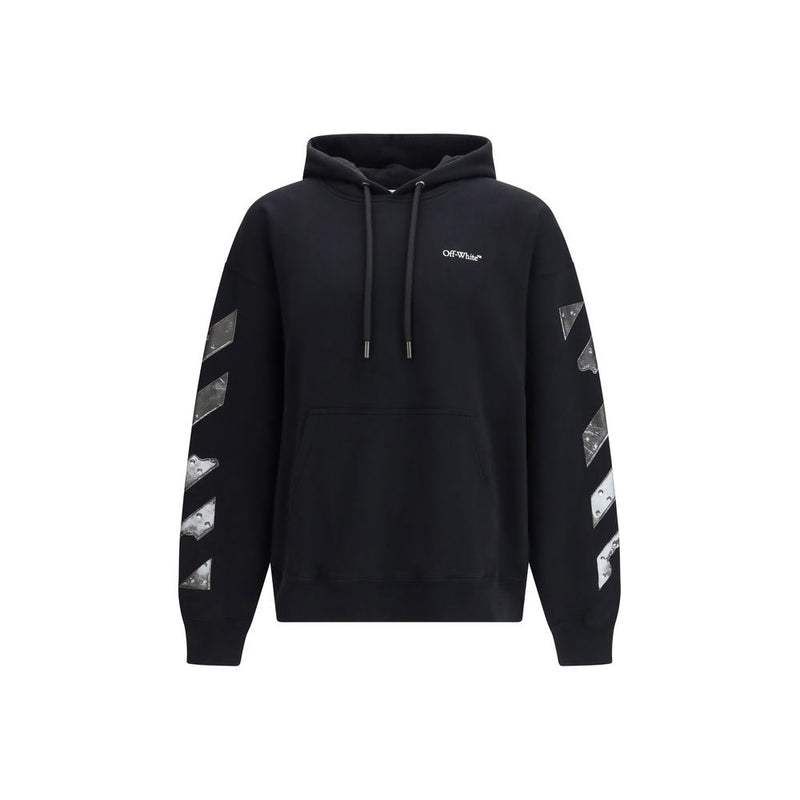 Off-White Black Cotton Sweatshirt - ClickThatClicks 