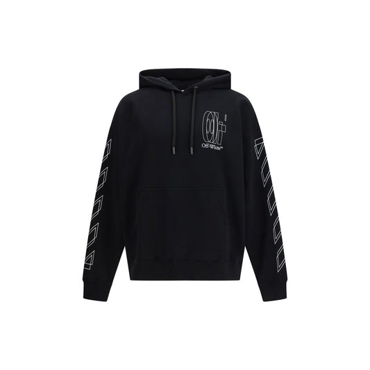 Off-White Black Cotton Sweatshirt - ClickThatClicks 