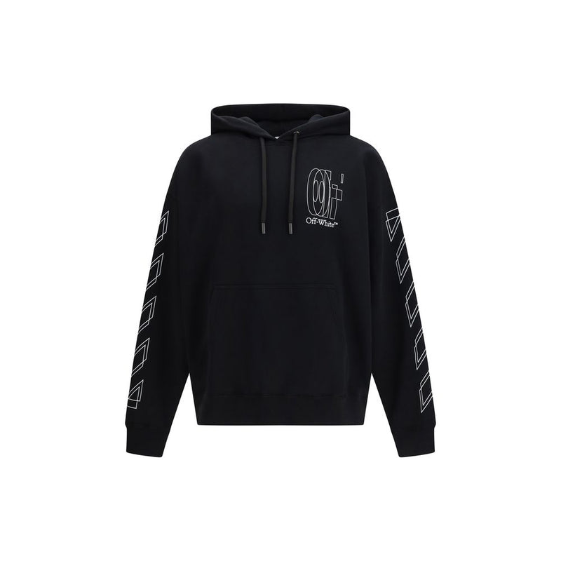 Off-White Black Cotton Sweatshirt - ClickThatClicks 